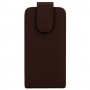 Funda Samsung Galaxy advance i9070 marron de piel slim MOOSTER