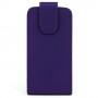 Funda Samsung Galaxy Advance I9070 violeta de piel slim Mooster