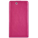 Funda piel con cierre magnetico Sony Xperia Z ultra XL39H fucsia