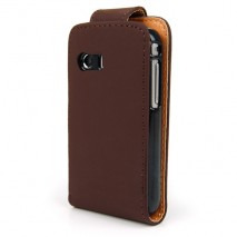 Funda Mooster Samsung Galaxy Y S5360 marron de piel slim