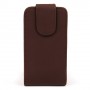 Funda Mooster Samsung Galaxy Y S5360 marron de piel slim