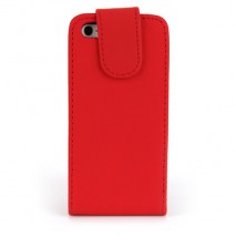 Funda Mooster iPhone 5 roja de piel slim
