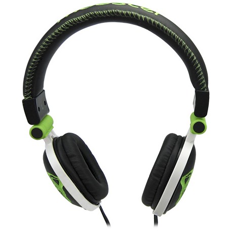 Auriculares Mooster rock hilo bordado green