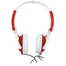 Auriculares Mooster point musik  plegables HP 213-33 red