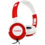 Auriculares Mooster point musik  plegables HP 213-33 red