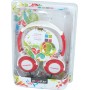 Auriculares Mooster point musik  plegables HP 213-33 red