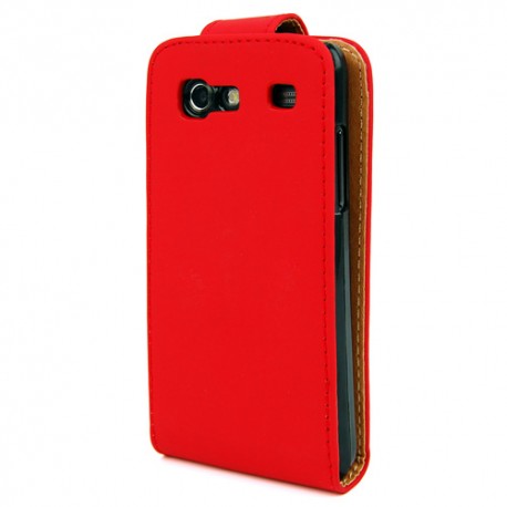 Funda Mooster Samsung Galaxy Advance I9070 roja de piel slim