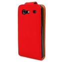 Funda Mooster Samsung Galaxy Advance I9070 roja de piel slim