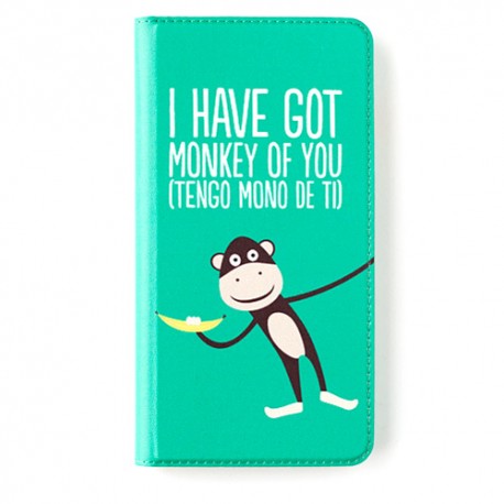 Funda Libro Iphone 6 plus Monkey Superbritanico