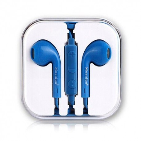 Auriculares 3,5 mm,  para  Samsung / LG / HTC azul oscuro