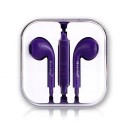 Auriculares 3,5 mm,  para  Samsung / LG / HTC purpura