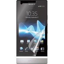 Set de dos protectores pantalla Sony Xperia P brillo antihuellas