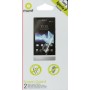 Set de dos protectores pantalla Sony Xperia P brillo antihuellas