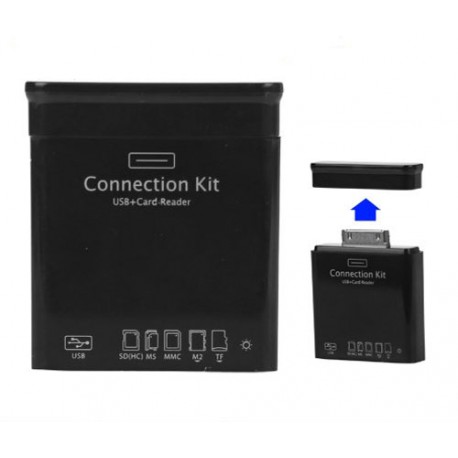 Lector de tarjetas + USB para Samsung Galaxy Tab 10,1 P7500/ P7510/ P7300/ P7310