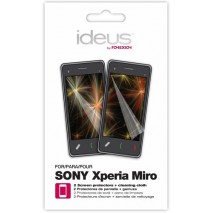 Set 2 protectores de pantalla + gamuza  Sony Xperia miro