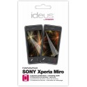 Set 2 protectores de pantalla + gamuza  Sony Xperia miro
