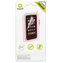 Set 2 protectores pantalla universal  para moviles y smartphones antihuellas