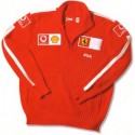 Jersey Ferrari half zip F50764 TXL