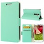 Funda tipo libro LG Optimus G2 Mini D610 / D618 / D620 azul turquesa