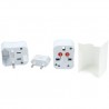Adaptador universal de viaje con adaptador Schuko europeo a universal