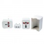 Adaptador universal de viaje con adaptador Schuko europeo a universal