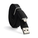 Cable cargador USB con conector Lightning extraplano para iPhone 5 / iPhone 5s / iPhone 5c / iPod  n