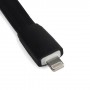 Cable cargador USB con conector Lightning extraplano para iPhone 5 / iPhone 5s / iPhone 5c / iPod  n