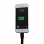 Cable cargador USB con conector Lightning extraplano para iPhone 5 / iPhone 5s / iPhone 5c / iPod  n
