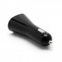 Cargador de mechero con 2 tomas usb para telefono movil / tablets / camaras digitales negro 12/24V