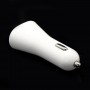 Cargador de mechero con 2 tomas usb para Telefono Movil / tablets / camaras digitales blanco 12/24V