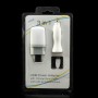 Kit de Carga Cargador de red + cargador de mechero USB / Micro USB blanco