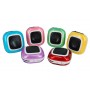 Mini altavoz portatil Mooster amplificado jack 3,5 amarillo