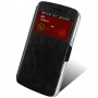 Funda tipo libro con ventana Samsung Galaxy Grand 2 G7100 / G7102 / G7105 / G7106 / G710S negra