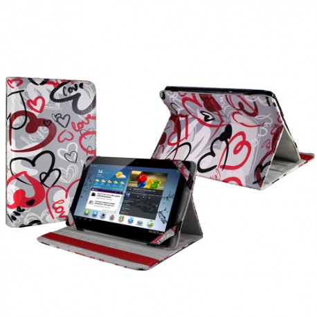 Funda tablet Evitta 10" 3P Crazy Hearts