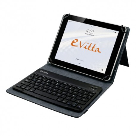 Funda+teclado bluetooth 3,0 para Tablet 7"-8"  Evitta EVUN000502 black