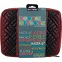 Funda Mooster para netbooks hasta 10"/ tablet hasta  10"color rjo y negro