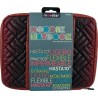 Funda Mooster para netbooks hasta 10"/ tablet hasta  10"color rjo y negro
