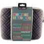 Funda Mooster nordik netbook para PC portatil netbook / tablet  hasta 10" blanco y gris MBP52-W/GY