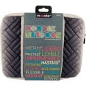 Funda Mooster nordik netbook para PC portatil netbook / tablet  hasta 10" blanco y gris MBP52-W/GY