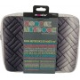 Funda Mooster nordik netbook para PC portatil netbook / tablet  hasta 10" blanco y gris MBP52-W/GY