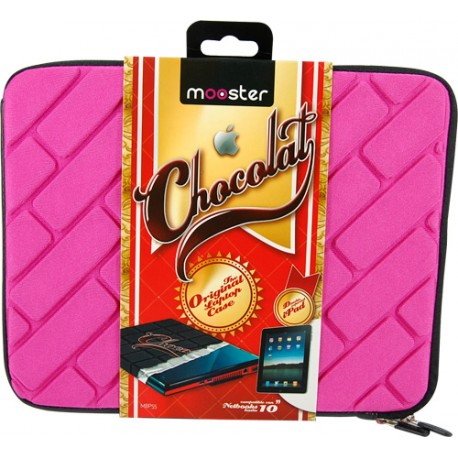 Funda Mooster chocolat para pc portatil netbook / tablet hasta 10" rosa MBp55-pk