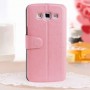 Funda tipo libro con ventana Samsung Galaxy Grand 2 G7100 / G7102 / G7105 / G7106 / 710S rosa