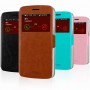 Funda tipo libro con ventana Samsung Galaxy Grand 2 G7100/G7102/G7105/G7106/G710S azul