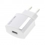 Cargador de red Micro USB 2,1 A color blanco
