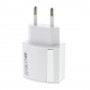 Cargador de red Micro USB 2,1 A color blanco