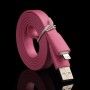 Cable cargador USB con conector Lightning  extraplano  para iPhone 5 / iPhone 6 / iPad mini / iPad m