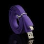 Cable cargador USB con conector Lightning  extraplano  para iPhone 5 / iPhone 5S / iPhone 5C / iPod