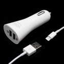 Cargador de Mechero con conector Lightning  IPhone 5 / Iphone 6/  IPad Mini / IPad 4 / IPad Air  bla