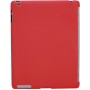 Carcasa trasera Mooster iPad 2 soft touch rojo