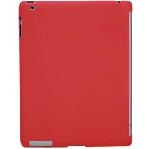 Carcasa trasera Mooster iPad 2 soft touch rojo